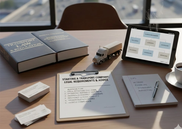 montar empresa de transportes